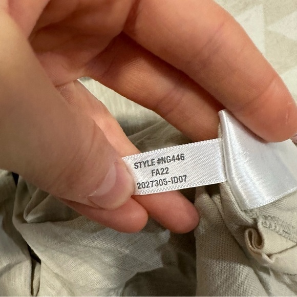 J crew whisper cotton rib crewneck ringer tee sunfaded sage wallow stripes - Picture 4 of 8